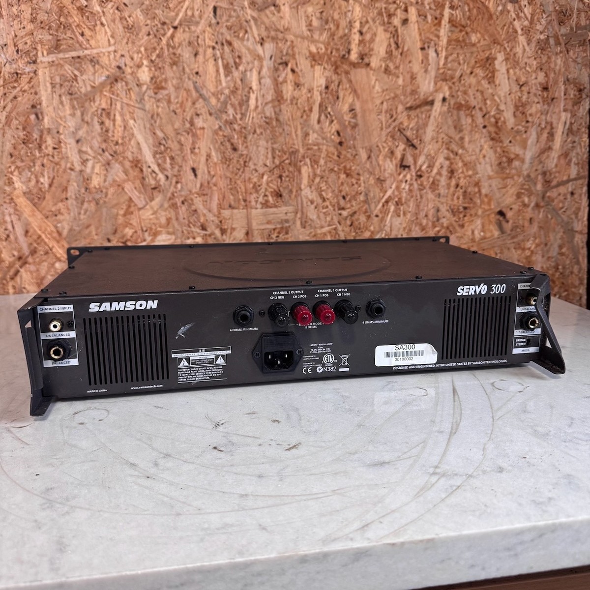 Samson Servo 300 Power Amplifier Studio Rack Mountable | eBay