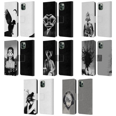LOUIJOVERART SCHWARZ UND WEISS BRIEFTASCHE HÜLLE HUELLE FÜR APPLE iPHONE HANDYS