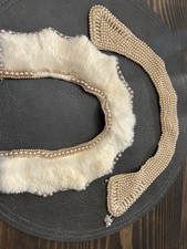 Antique Beaded And Fur Vintage Collars