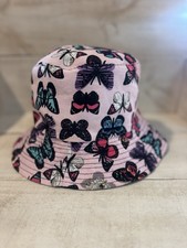 Bucket hat with Butterflys Summer Pink And Vibrant Colors