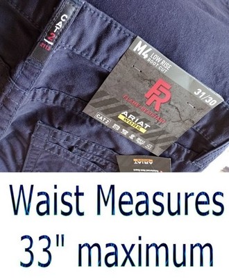 ARIAT M4 FR Relaxed Boot Cut BLAU Arbeitshose *Gr. 31W x 30L*GEMESSEN & NEU