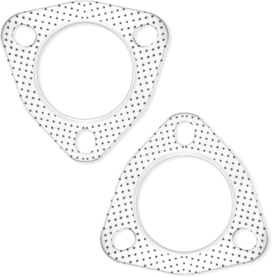 #ad 2PCS 2.25quot; Exhaust Gasket Set 3 Bolt High Sealing Header Muffler Converter $15.06
