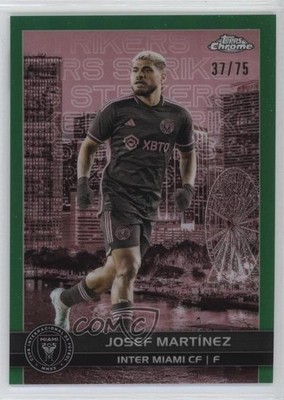 2023 Chrome MLS Big City Strikers Green Refractor 37/75 Josef Martinez 0x9x