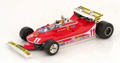 1:18 Bburago Ferrari 312 T4 GP Mónaco, Campeón del Mundo 1979 Scheckter