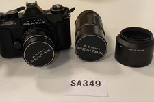 ASAHI PENTAX ES Black Camera with Takumar Lens Case
