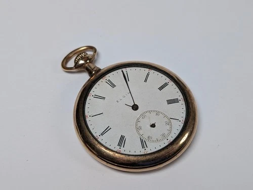 AS-IS PARTS REPAIR Antique 1912 Elgin 15J Grade 315 Gold Filled Pocket Watch