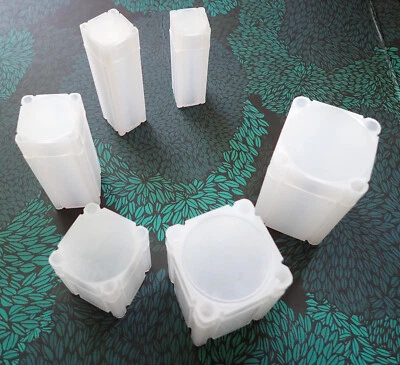 Lighthouse (Numis) square coin tube 25 31 38 & 40 mm gold silver bullion storage