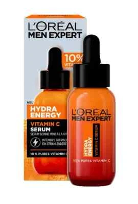 L'OREAL Men Expert Hydra Energetic Vitamin C Shot Serum 30ml NEW
