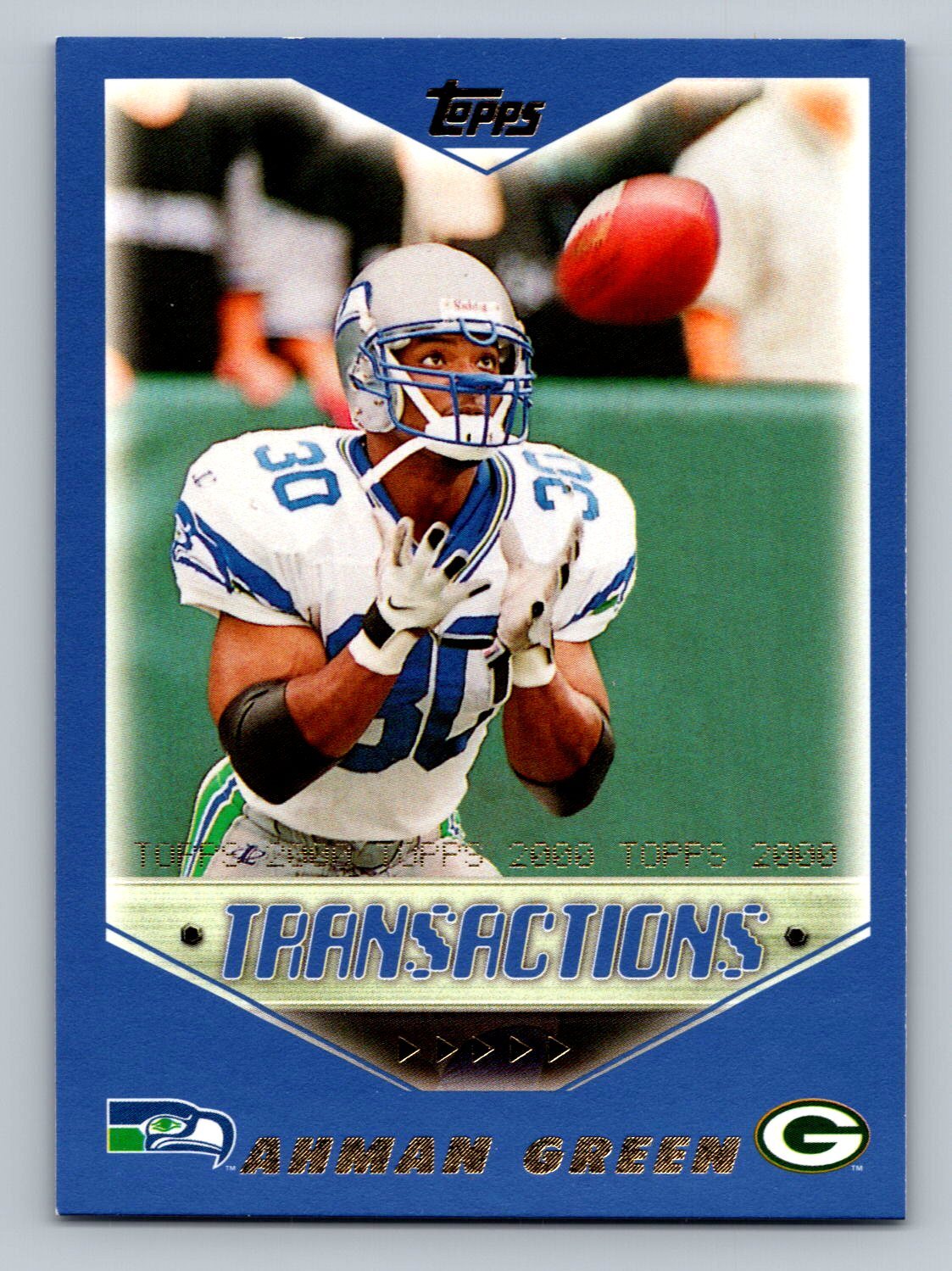 2000 Topps #93 Ahman Green