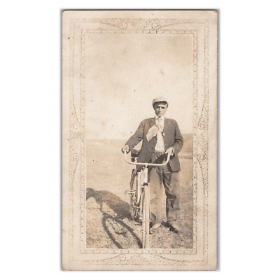 Carte Postale Ancienne RPPC - Club Cycliste Hommes, Cyclistes, C1910, H47