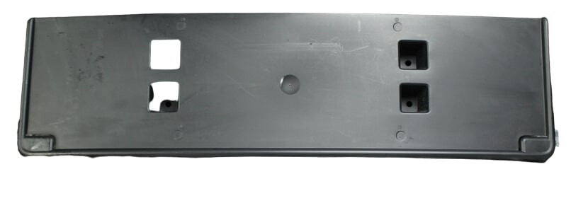 Support de plaque haut de gamme noir texturé pour Jeep Wrangler JL avant