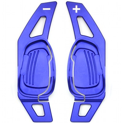 Schaltwippen Verlängerung Alu Blau passt für Audi S 3 4 5,RS 3 4 5 6 7,RS Q3,SQ5
