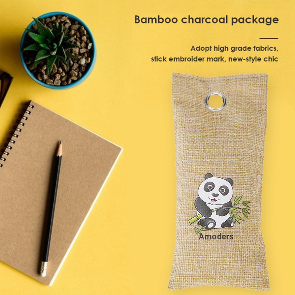 Panda Bamboo Charcoal Bag Closets Car Air Purification Deodorant (Coffee) eBay