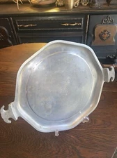 Vintage Guardian Service Tray Serving Platter 16.85”Lx 13"W Octagon Pan, Pizza