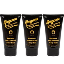 Morgan's Hair Darkening Cream Restores And Darkens Grey Hair 150ML x 3