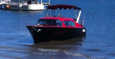 Vintage Cabin Cruiser Boat Rare 1950 S Australian