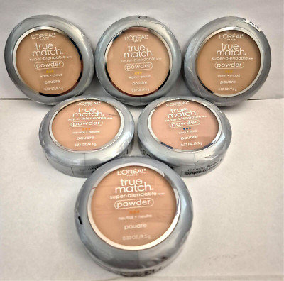 One (1) L'Oréal TrueMatch Super-Blendable Powder, 0.33 oz each, You Choose