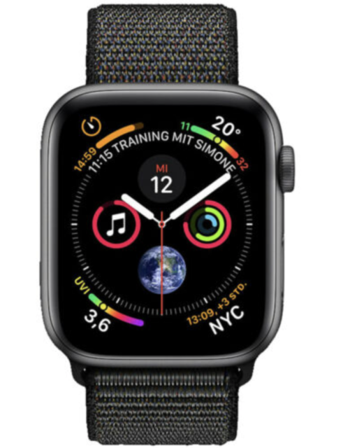 Apple Watch Series 4 GPS 40mm Cassa di Alluminio Grigio Siderale, Cinturino  Grigio Siderale, Smartwatch (MU672FD/A) | Acquisti Online su eBay