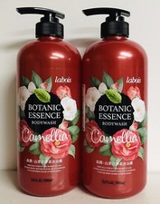 2 Bottles Labois  Camellia Botanic Essence Body Wash 33.8 fl oz Each