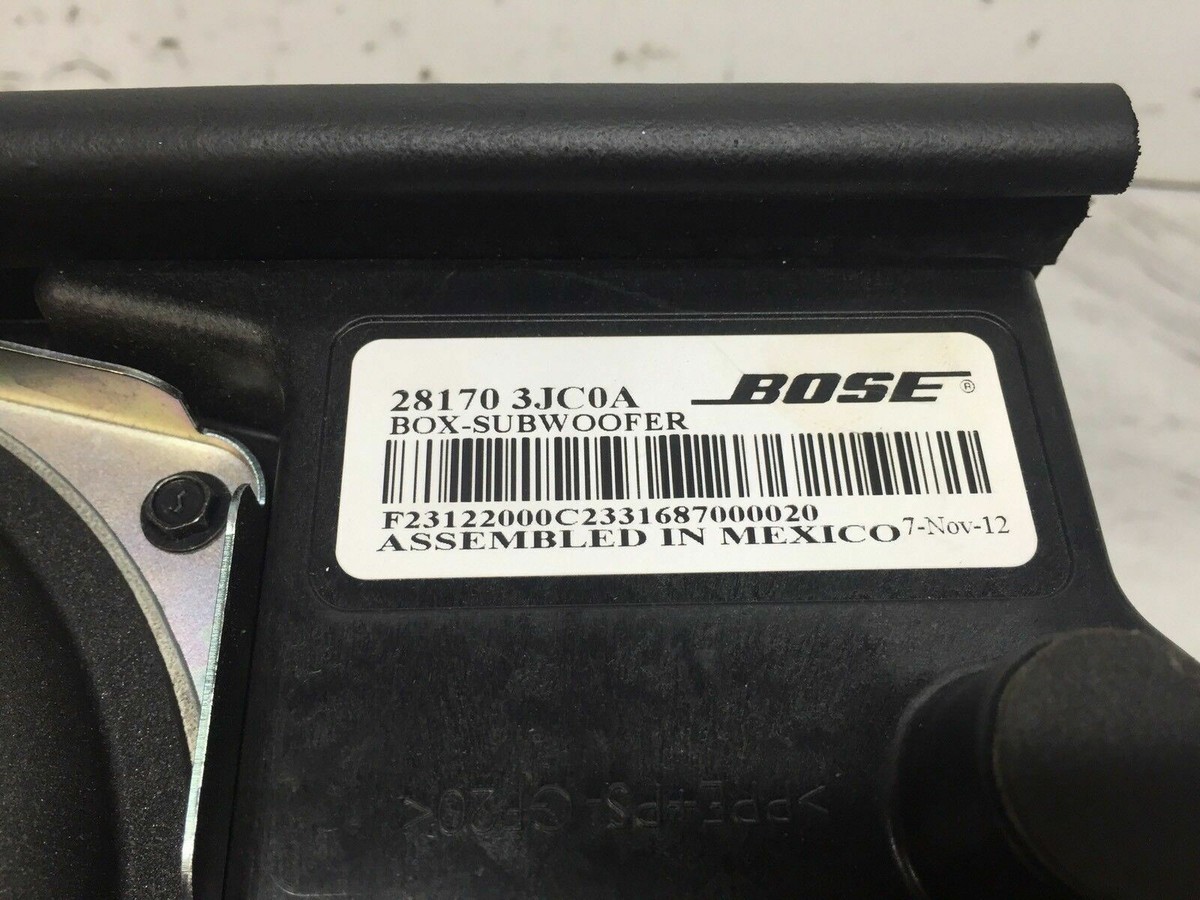 OEM 2013 14 15 Nissan Pathfinder Infiniti Jx Bose Subwoofer