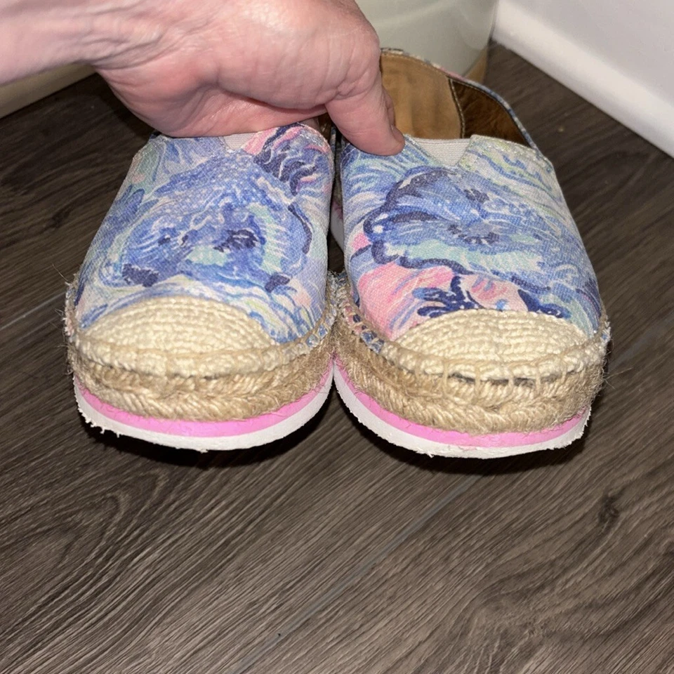 Alpargata Lilly Pulitzer Marlo azul agua salada para mujer talla 6 Foto 4 de 4