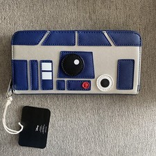 Image of Loungefly Star Wars R2-D2 R2D2 Saffiano Faux Leather Wallet NWT