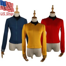 Discovery 2 Starfleet Number Ones Gold Uniform Nhan Red Blue Top Shirt Costumes