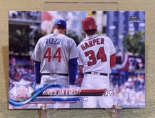 Anthony Rizzo/Bryce Harper 2018 Topps Series 1 Who's On First? #126 Phillies