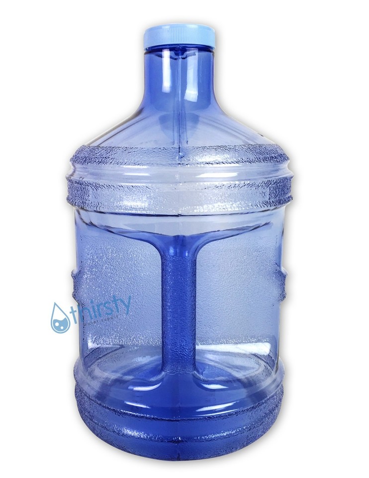 BPA Free 1 Gallon Plastic Water Bottle Container Drinking Canteen Jug