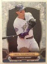 Troy Tulowitzki 2014 Topps Triple Threads Base Card #98 ONYX Parallel #'d 30/50