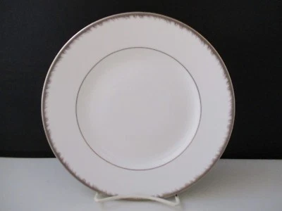 WEDGWOOD PLATINUM PLUME SALAD PLATE - 8 1/8" 0602B