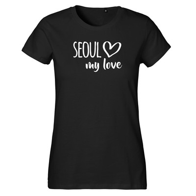Damen T-Shirt Seoul my love Oberteil Gr. XS-XXL Geschenkidee Souvenir Präsent Wi