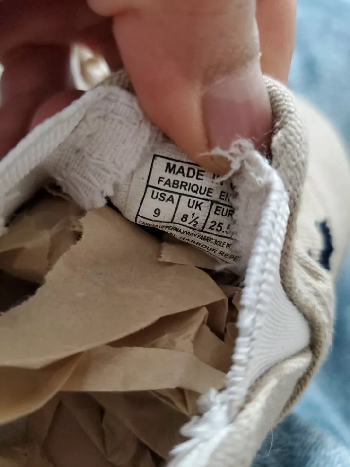 Ralph Lauren Zapatos Bebé Niño Niña Talla 9 Tela Logo Marrón Poni Logo Mocasín Foto 3 de 3