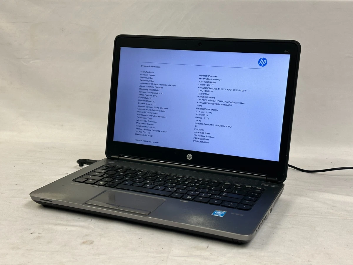 HP ProBook Intel Core i5 4th Gen. PC Laptops & Netbooks 14-14.9 in