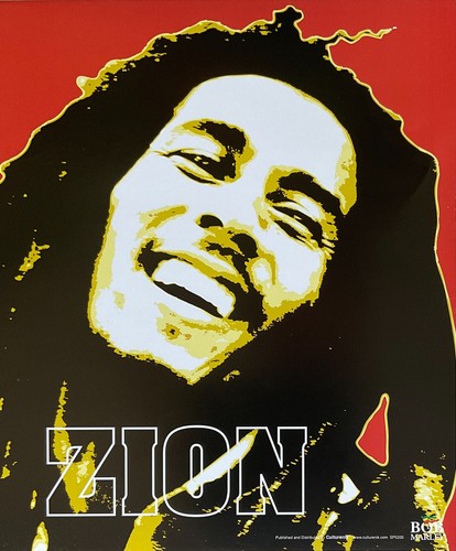 Bob Marley Iron Lion Zion Reggae Poster 12 x 36 - Bild 2 von 3