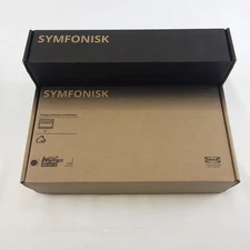 Ikea SYMFONISK Shelf w Wireless Charger Black 12x 9x 5" Qi-certified New