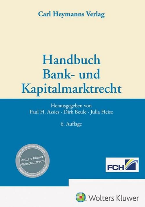 Handbuch Bank- und Kapitalmarktrecht Julia Heise