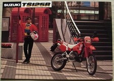 SUZUKI TS125R Motorcycle Sales Specification Leaflet Nov 1989 99999-A1035-1L1
