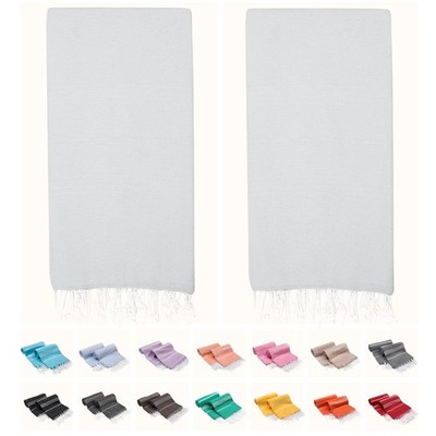 Park & Oz Park Oz Turkish Beach Towels 2 Pack Oversized 100 Cotton Quick Dry