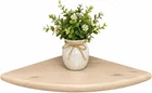 Floating Corner Shelf Shelves Wooden Wall Storage Display Shelf Unit Wall Mount