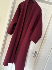 Burgundy Wine Colour Coat. One Size 14-16-18 New Without Tags