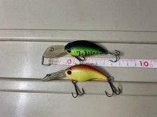Evergreen Wild Hunch Crankbait Lure 2pcs, Clear Color, Hard Bait, Fishing Gear