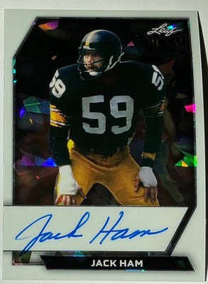 2026 Leaf Metal Jack Ham Auto Autograph Crystal White On Card #d 1/9