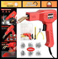 Upgraded Plastic Welder Kit with 1000 Staples, Rapid Heating, Hot Stapler for Ca