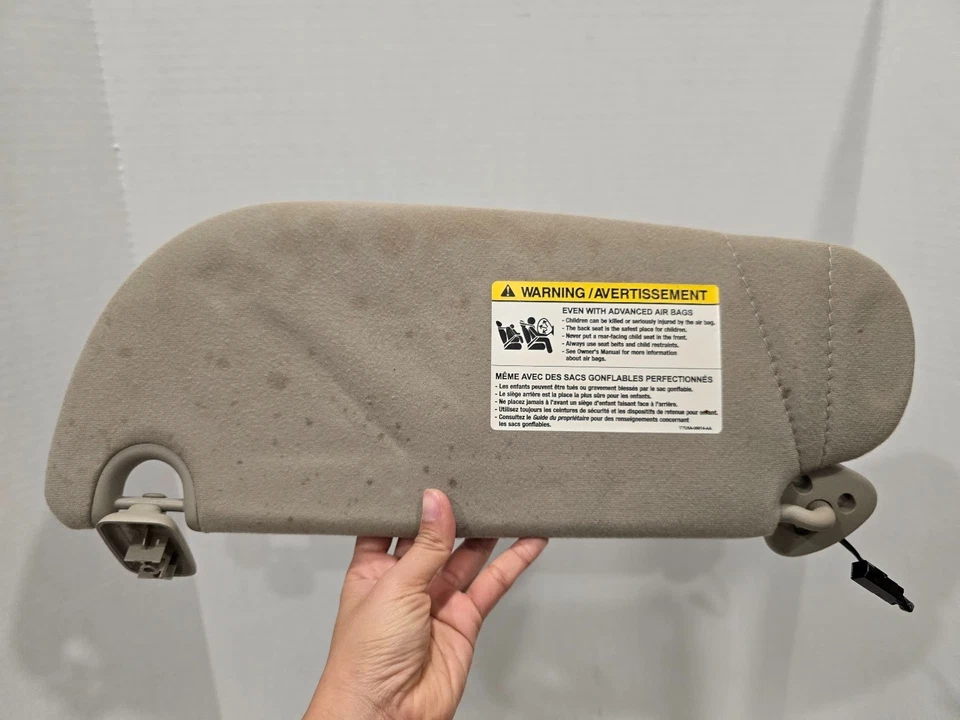 Juego de pares de parasoles Crown Victoria Grand Marquis Gray Stone 2006-2009 A004 Foto 4 de 4