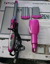 New No Box Conair Special Styles 3/4in Curling Iron with Crimping Plates