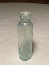 c1890s Bay State Medicine Co., Cork Top Aqua Glass Patent Medicine bottle