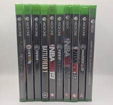 Xbox One 10 Game Lot NBA 2K FIFA Madden 4 New Sealed