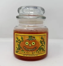 Vintage Yankee Candle TRICK OR TREAT Medium Jar Candle, 14.5oz 75% REMAINING
