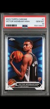 2023 TOPPS CHROME #1 VICTOR WEMBANYAMA PSA 10